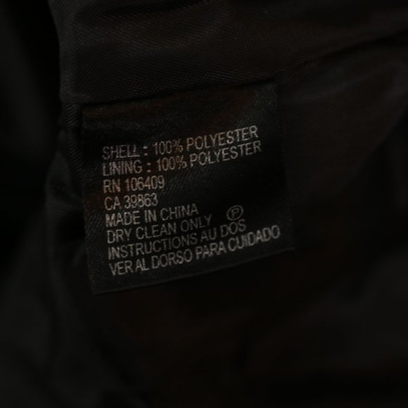 Tahari Arthur S Levine Black Blazer Jacket 2-Button Lined - Picture 7 of 8